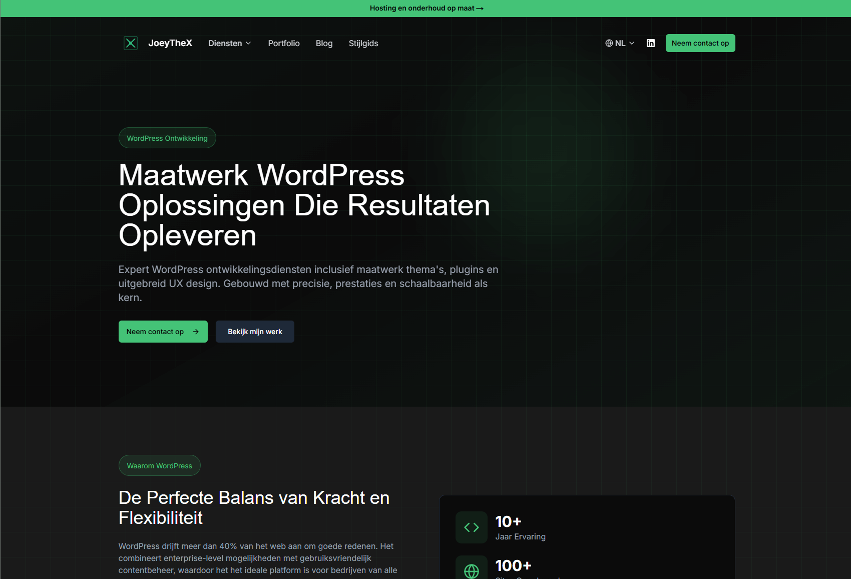 JoeyTheX.com Rebuild - Screenshot 3